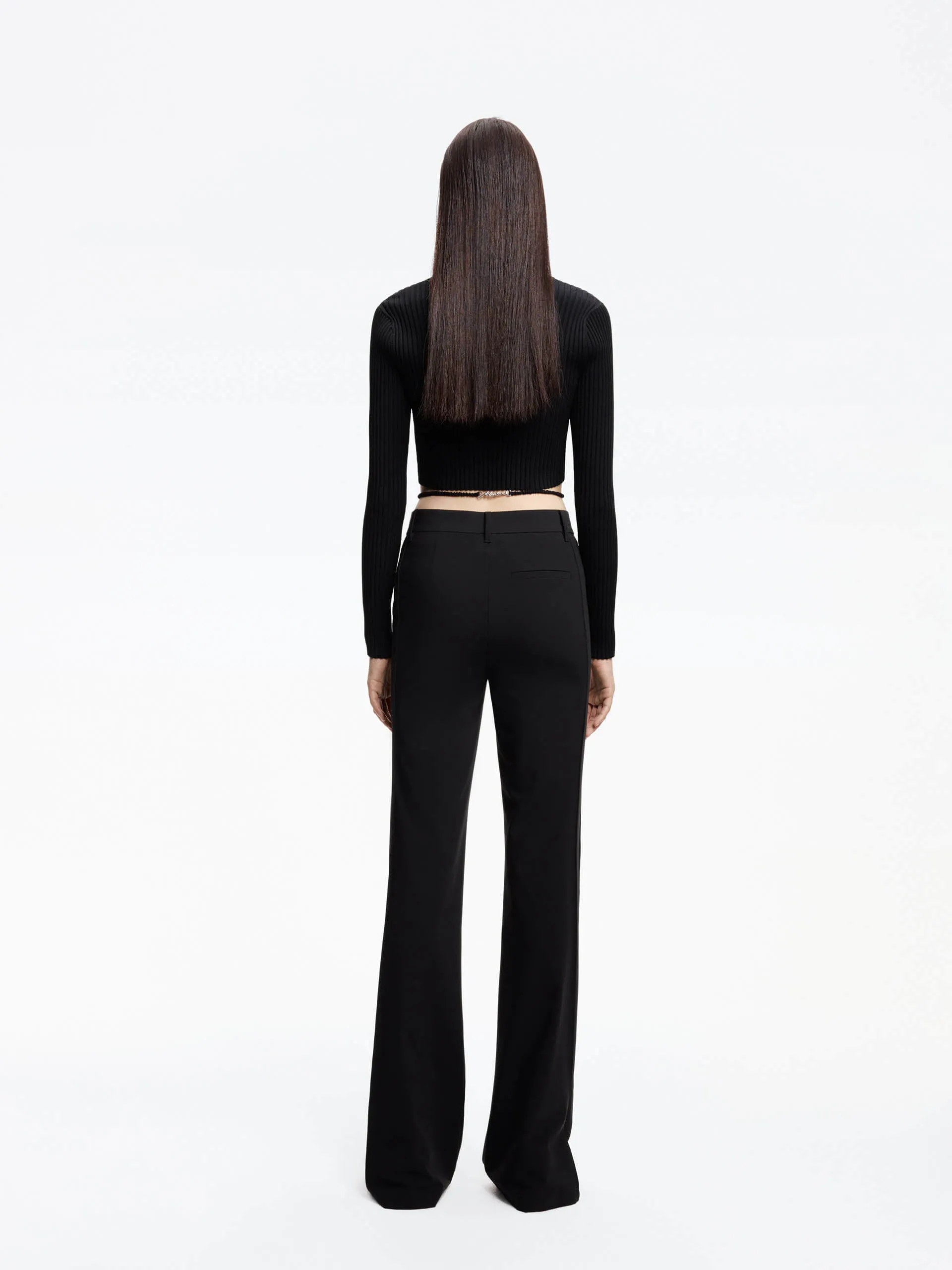 Tailored Straight Leg Trousers