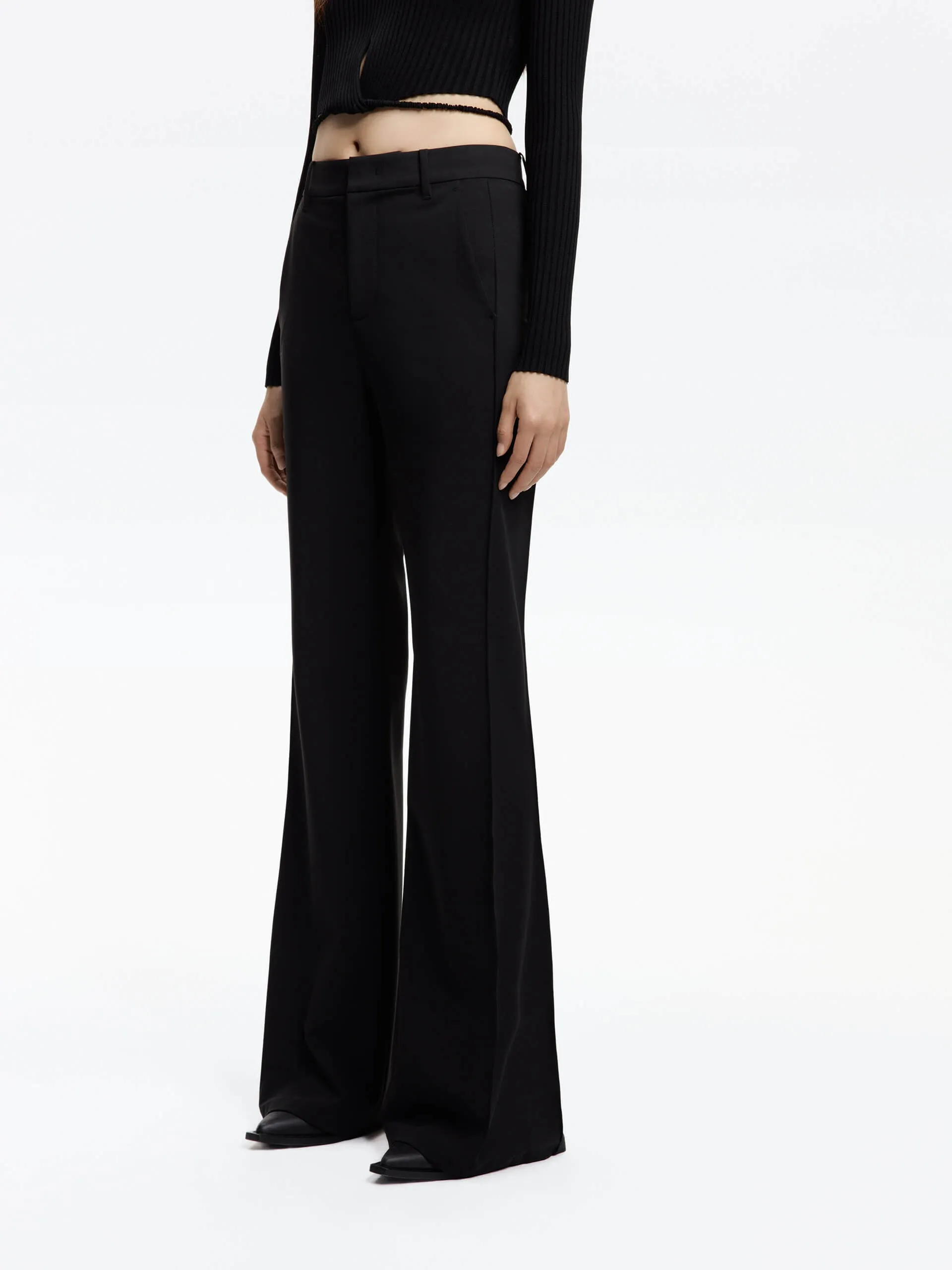 Tailored Straight Leg Trousers