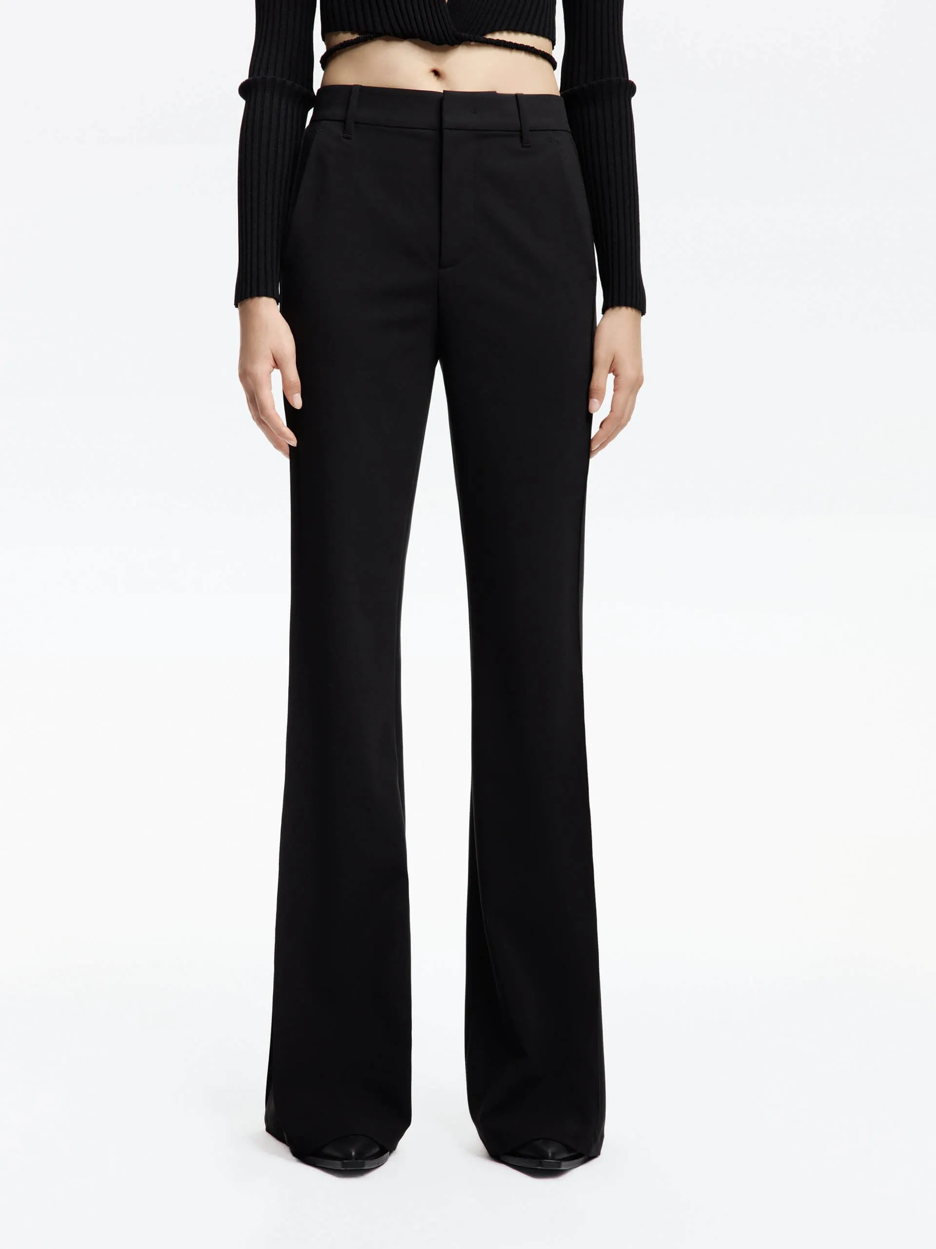 Tailored Straight Leg Trousers