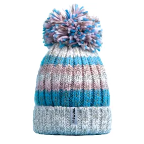 Transgender Luxury Super Sherpa Fleece Lined Reflective Bobble Hat