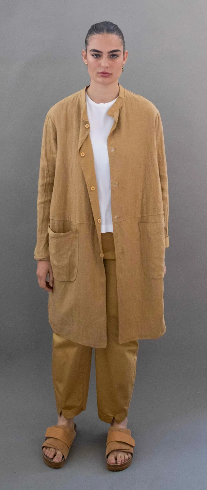 Transit Par Such Reversible Coat in Caramel