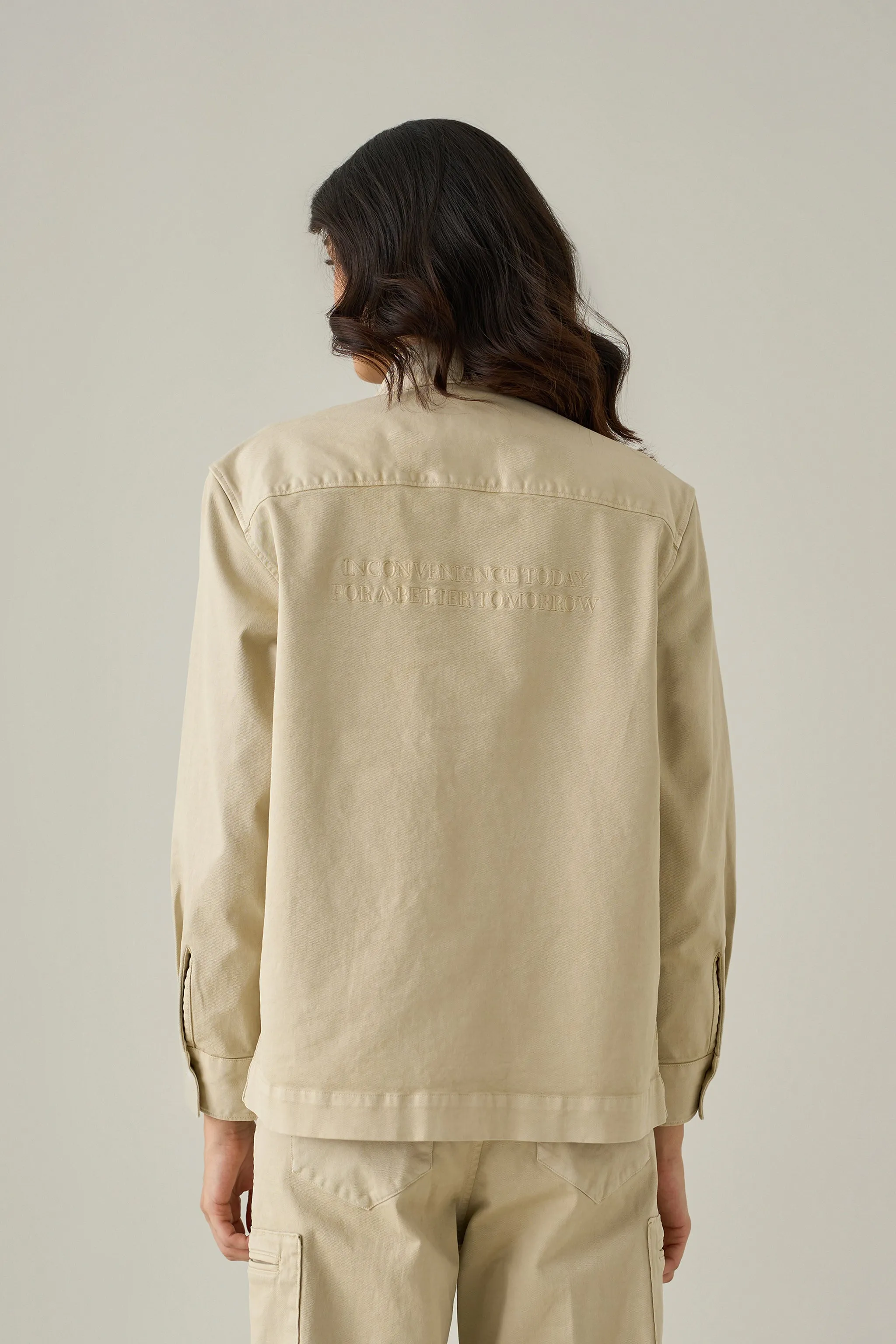 Twill Utilitarian Shacket