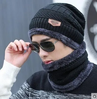 Unisex Knitted Warm Winter Bonnet Skullies Beanies