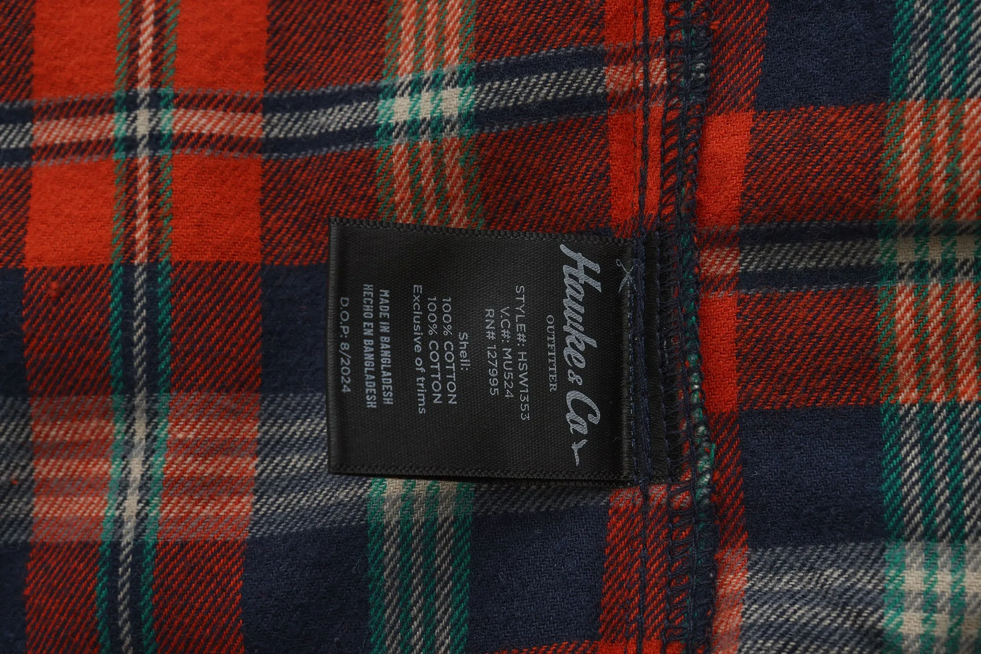 Unlined Flannel Shirt