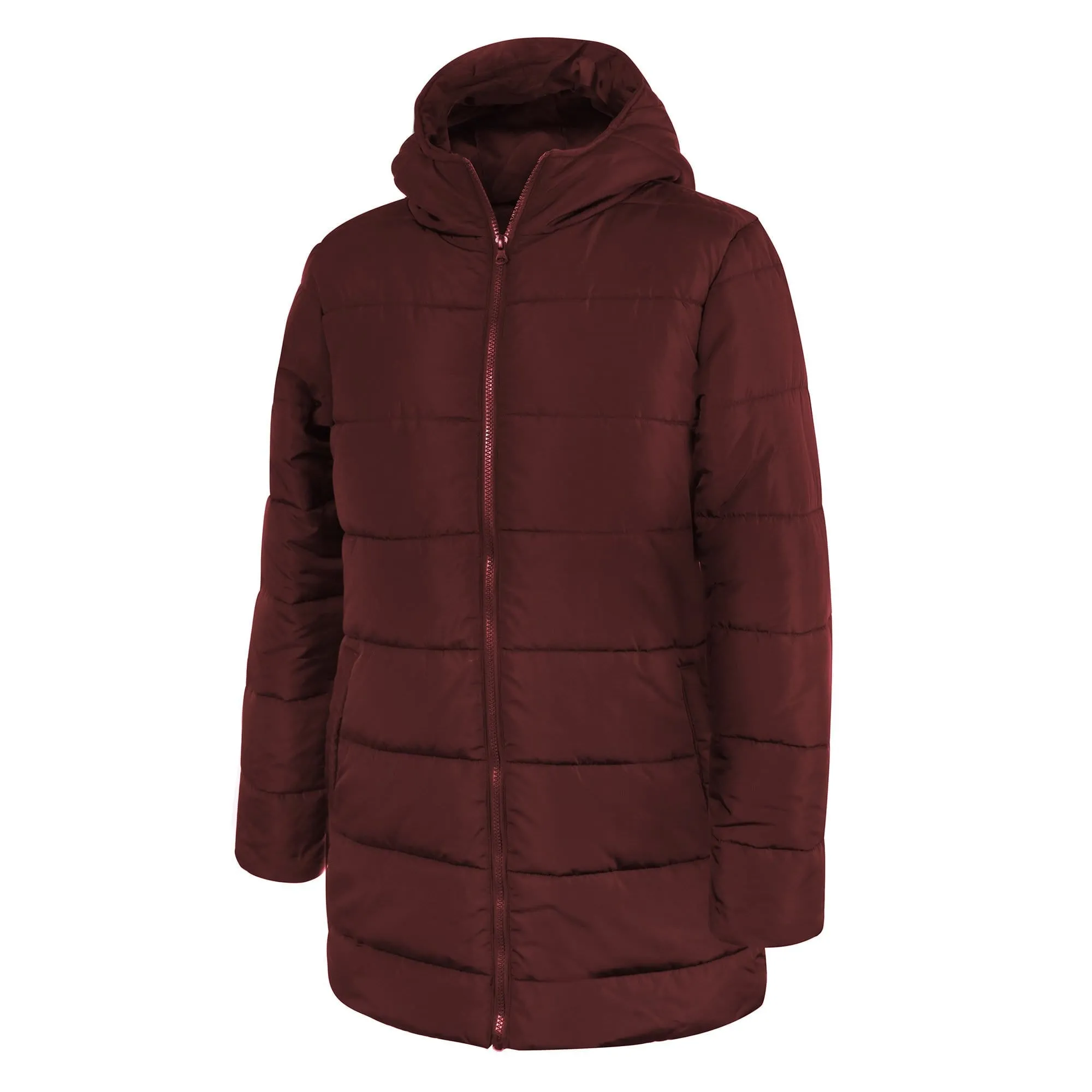 Women's Hooded Puffer Winter Coat - 3 Colors