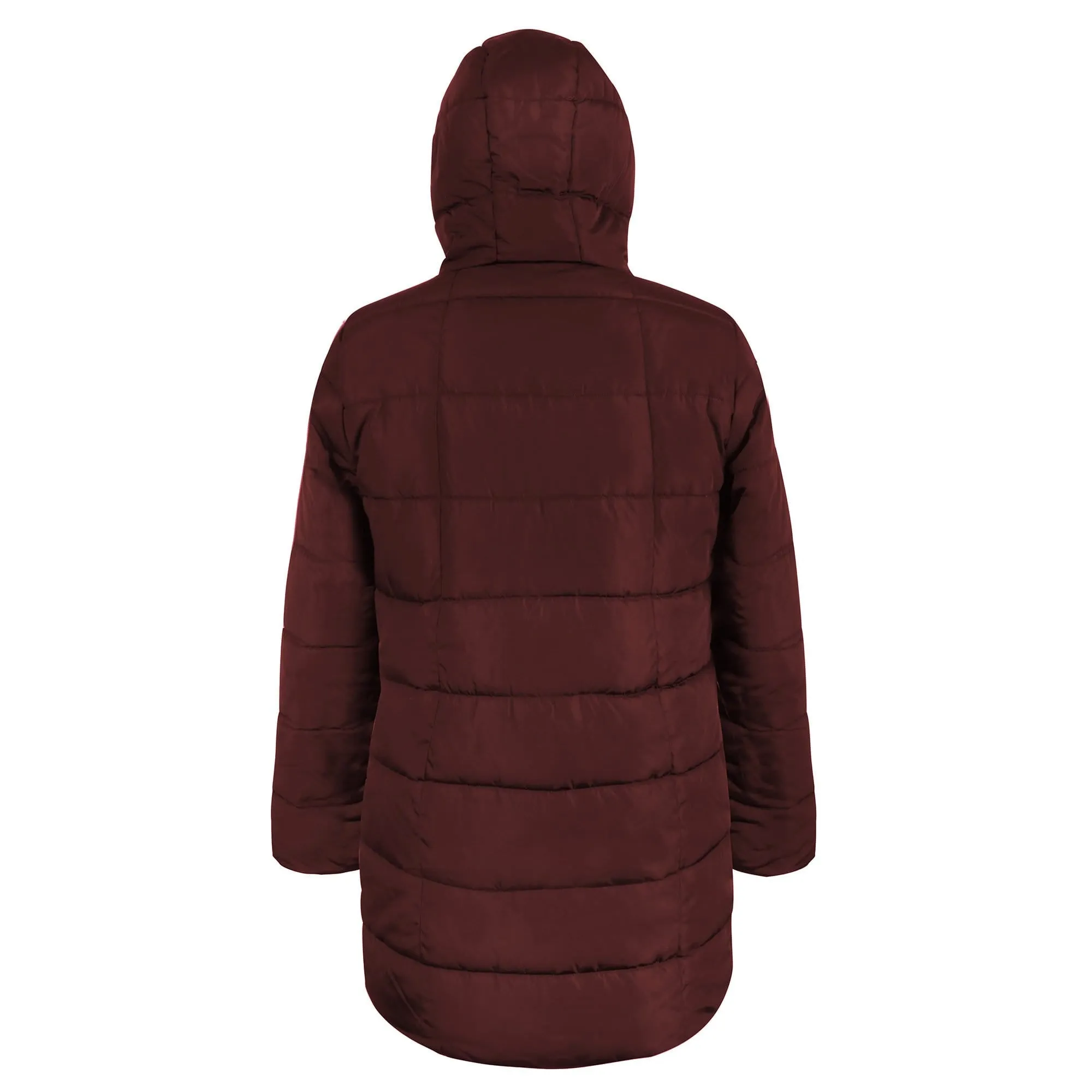 Women's Hooded Puffer Winter Coat - 3 Colors