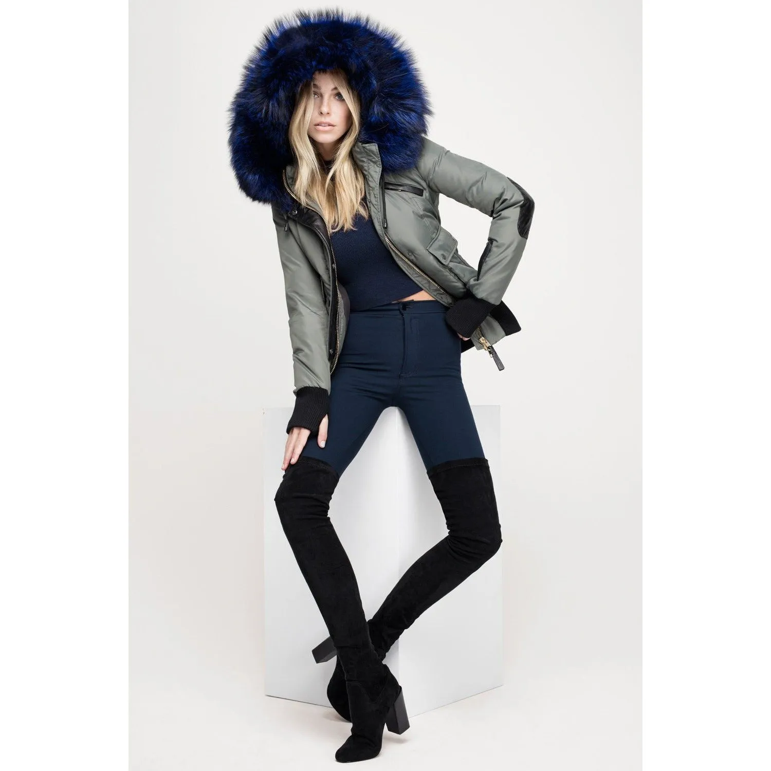 Women's Nicole Benisti Fordham Coat - Military/Blue