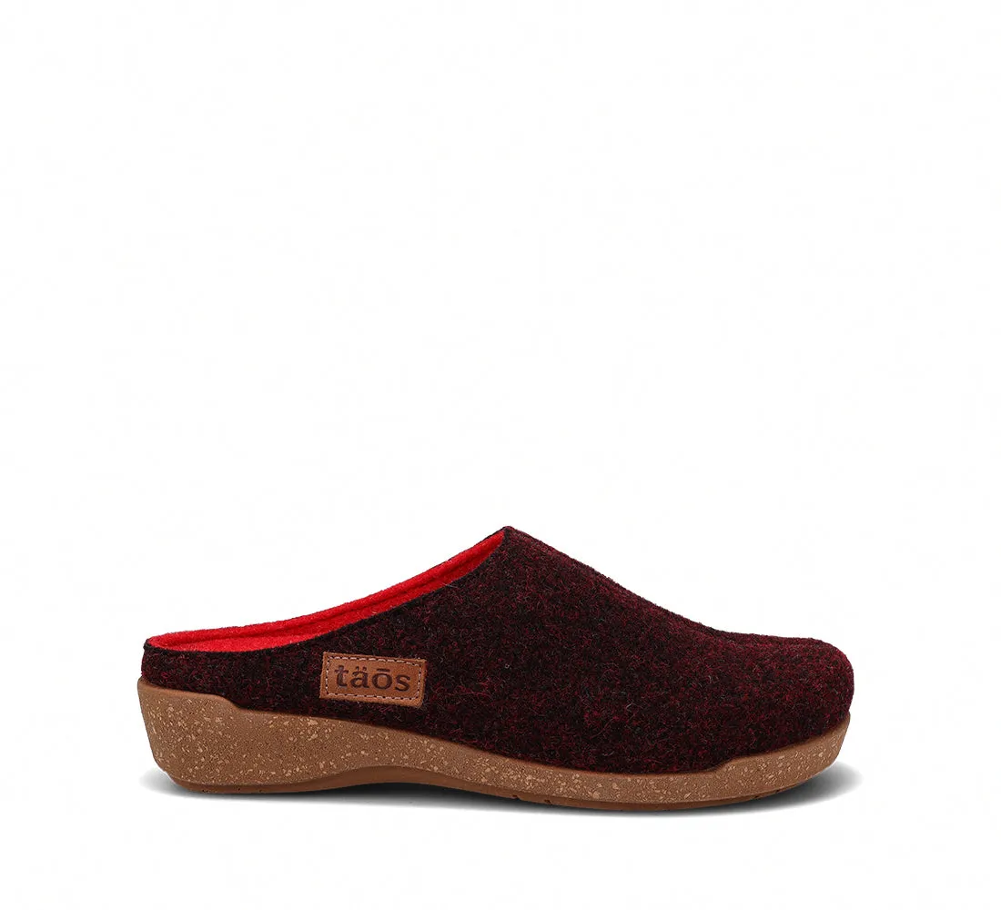 Women's Taos Woollery Color: Deep Red