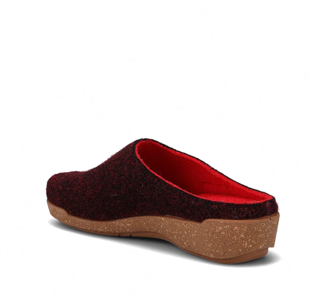 Women's Taos Woollery Color: Deep Red