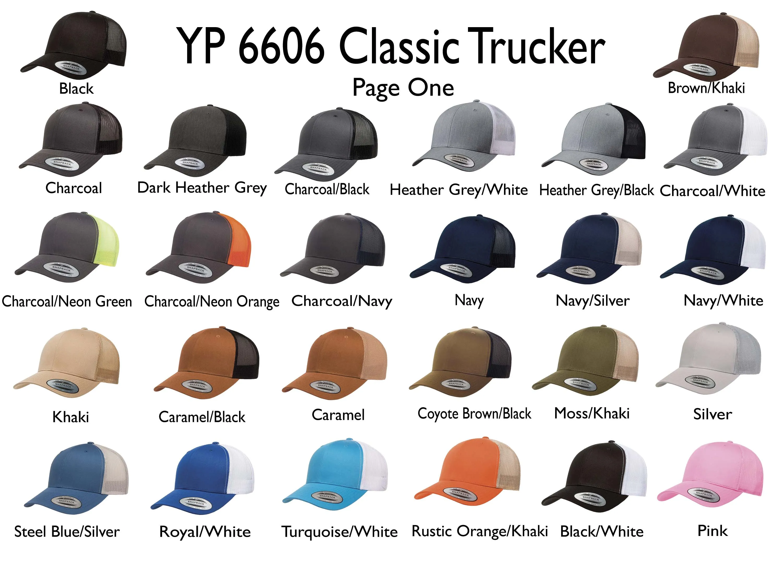 Yupoong 6606 Classic Trucker Hat