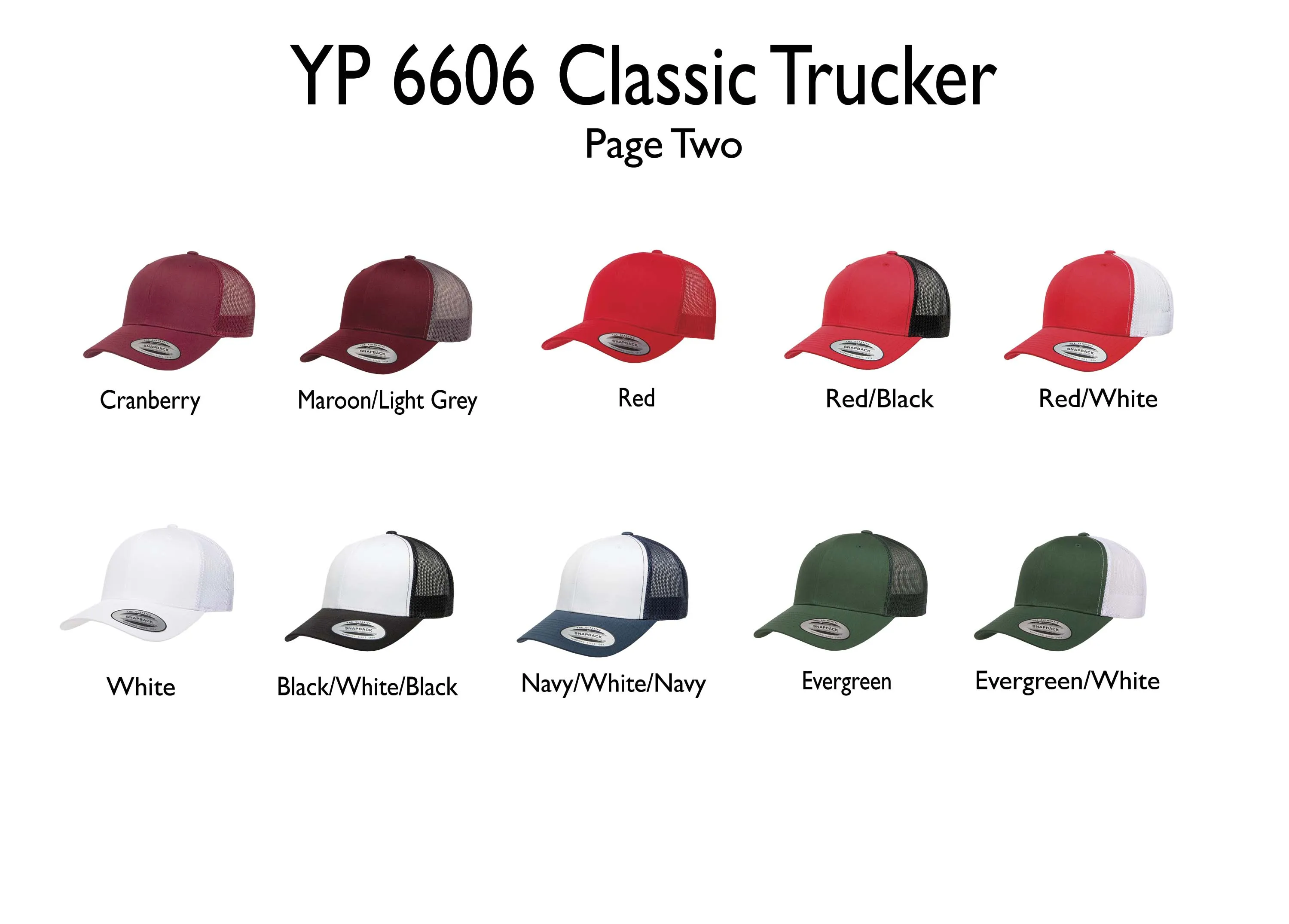 Yupoong 6606 Classic Trucker Hat